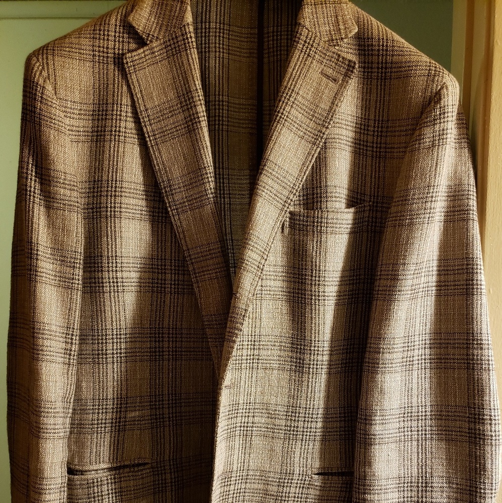 Cantarelli linen and wool.   Made in Italy